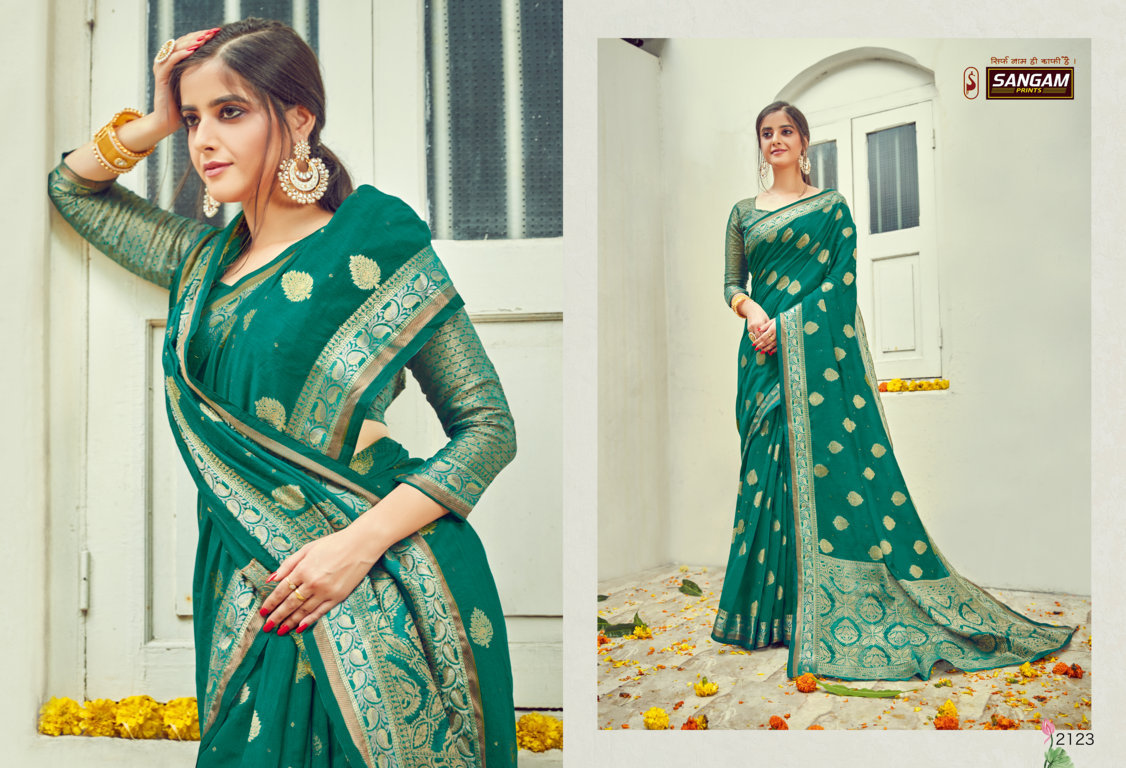 Sangam Presents Korvai Cotton Handloom Sarees