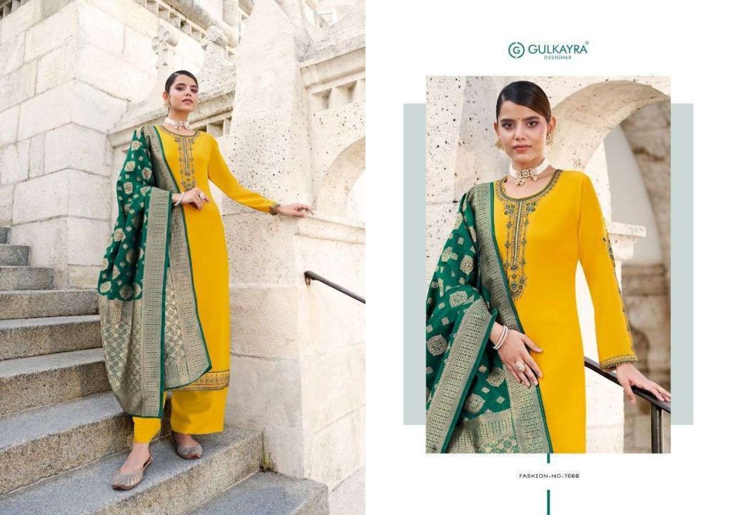 Aashirwad Gulkayra Mahek Georgette With Embroidery Work Wholesale Salwar Suits