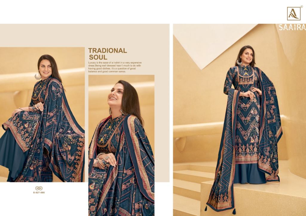 Alok Saaira Designer Viscose Velvet Wear Wholesale Pashmina Catalog