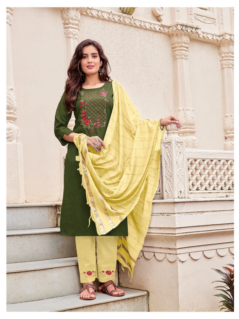 Banwery Prakruti Ethnic Wear Kurti With Pant And Dupatta Catalog
