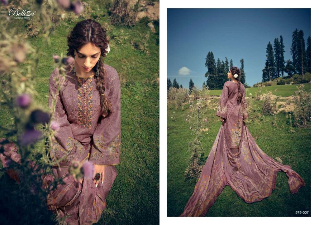 Belliza Kimaya Pure Pashmina Dress Material Catalog
