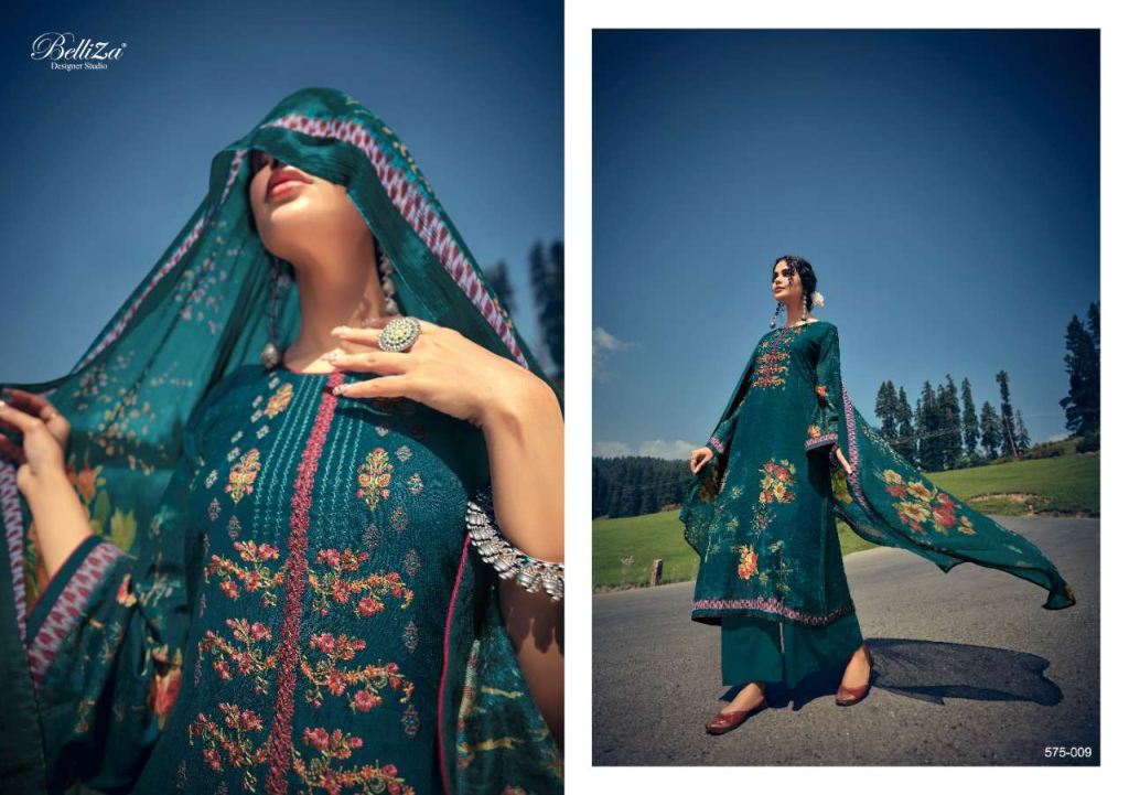 Belliza Kimaya Pure Pashmina Dress Material Catalog