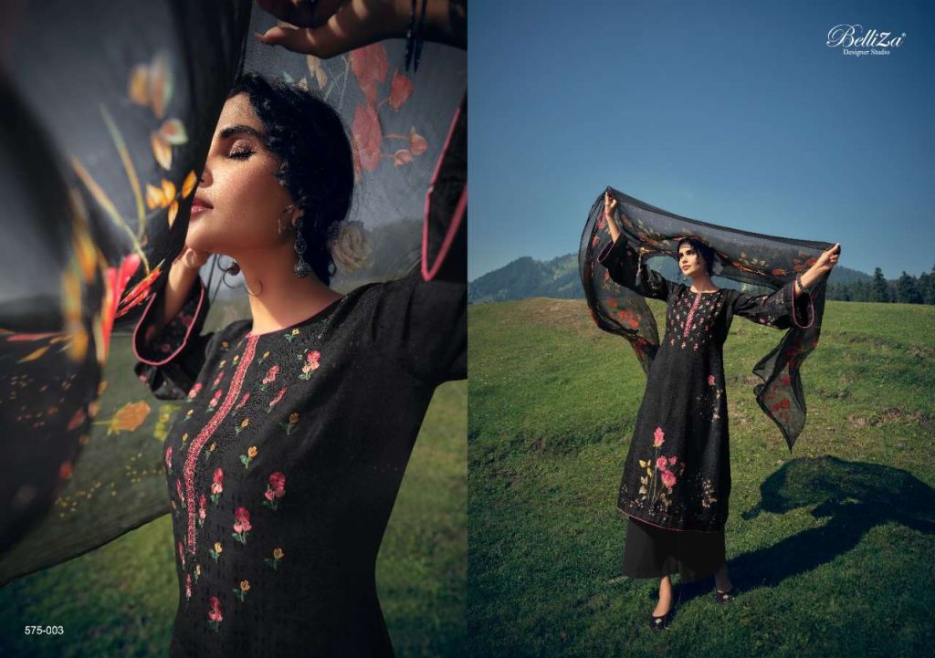 Belliza Kimaya Pure Pashmina Dress Material Catalog