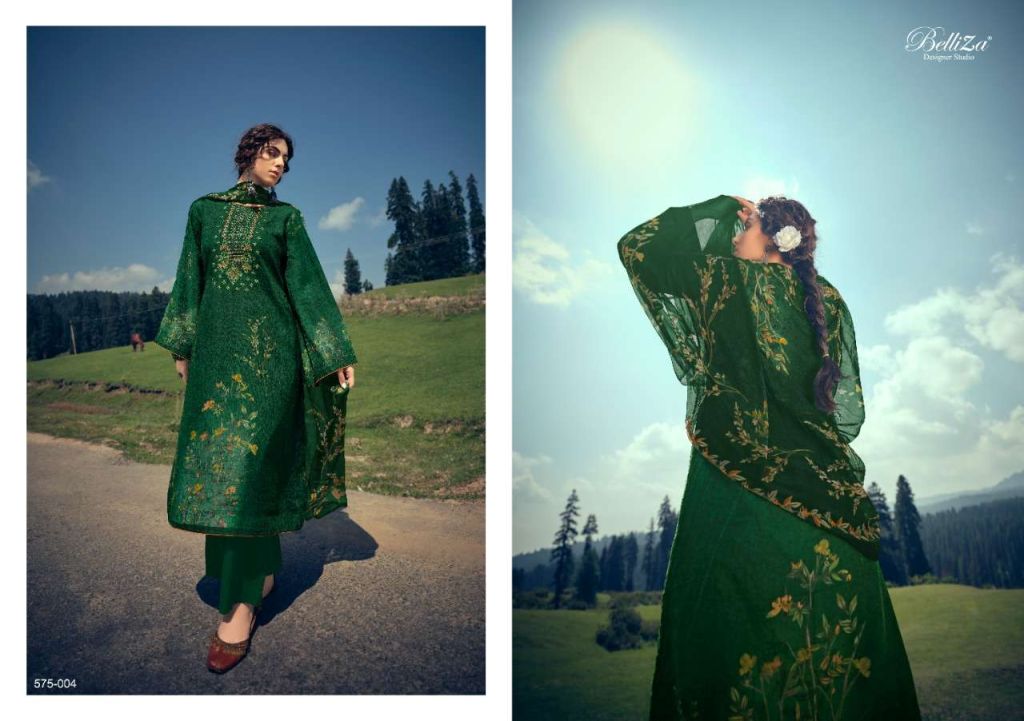 Belliza Kimaya Pure Pashmina Dress Material Catalog