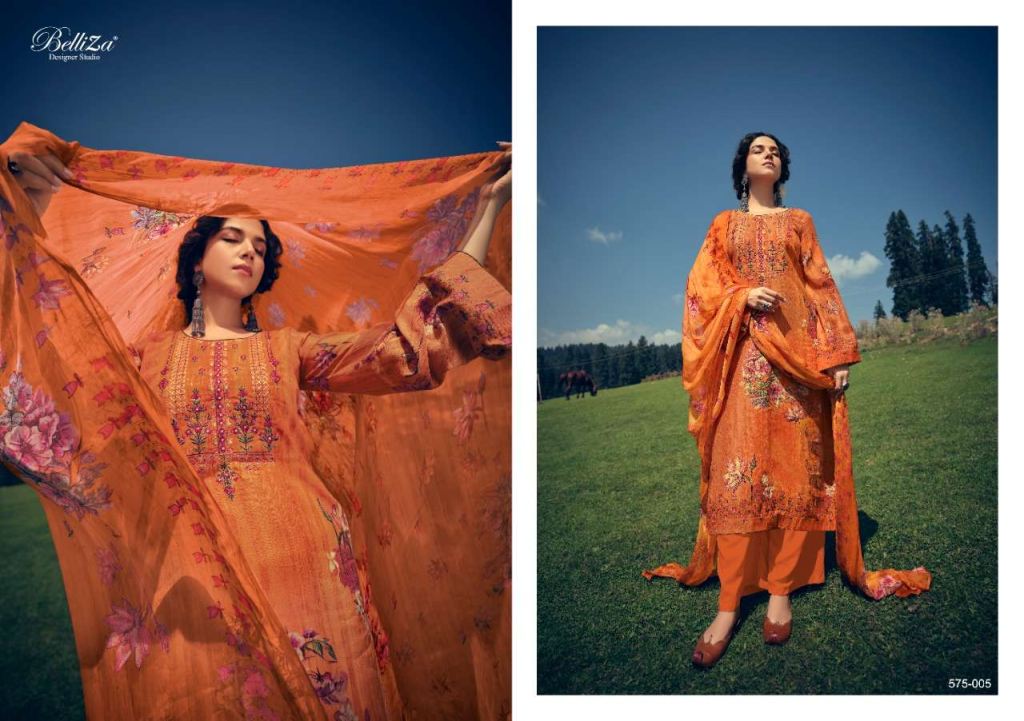 Belliza Kimaya Pure Pashmina Dress Material Catalog