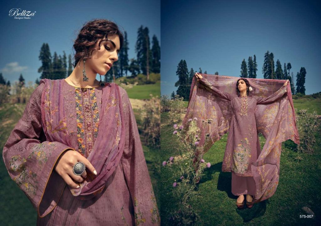 Belliza Kimaya Pure Pashmina Dress Material Catalog
