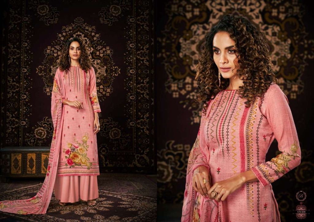Belliza Noor Pure Pashmina Digital Wholesale Dress Material Catalog