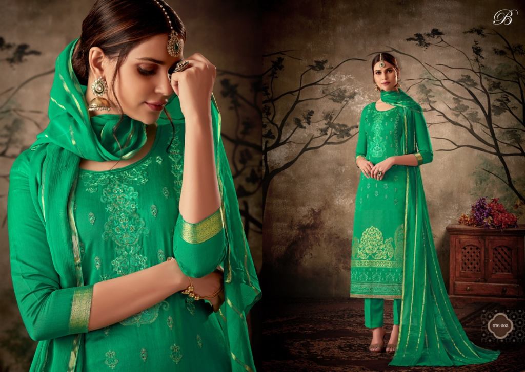 Belliza Zarna Pure Mysore Silk Dress Material Catalog