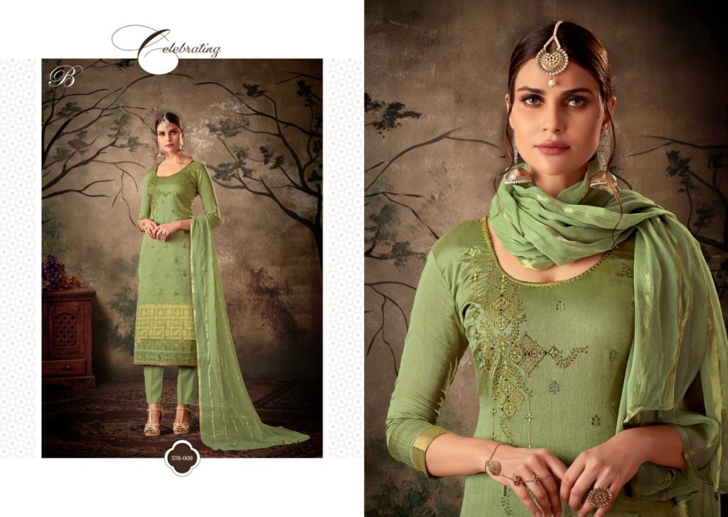 Belliza Zarna Pure Mysore Silk Dress Material Catalog
