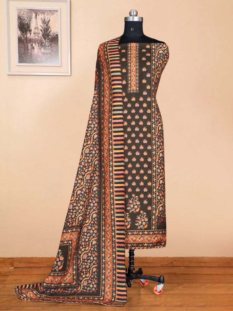 Bipson Winter Queen Dn.1593 Pashmina Dress Material Catalog