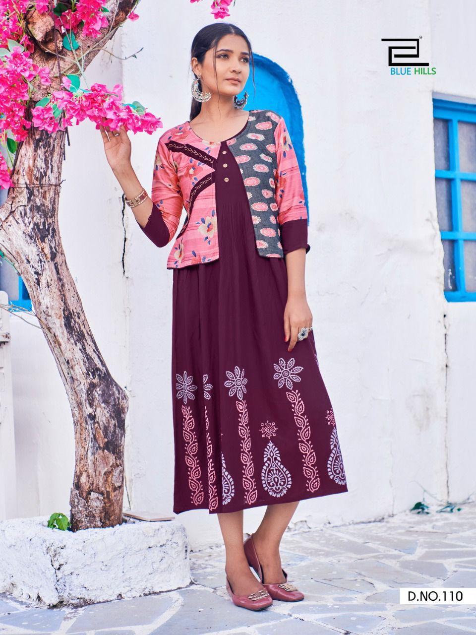 Blue Hills Trend Vol 15 Designer Printed Kurti Wholesale Surat Catalog