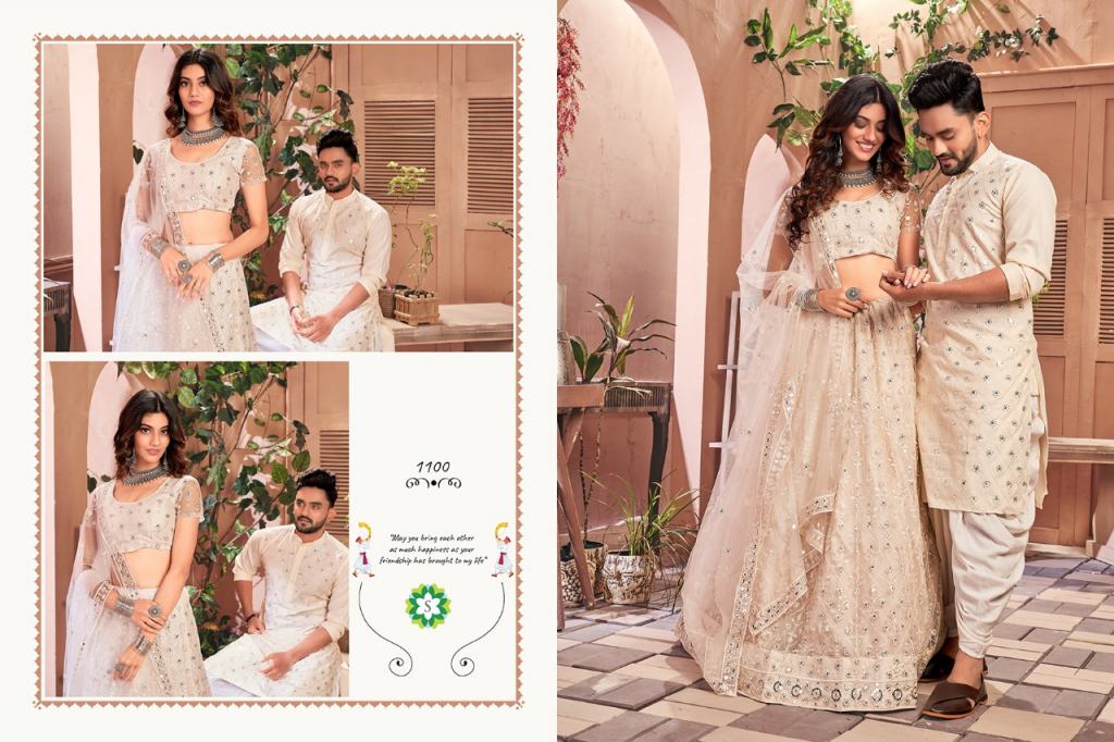 Couple Wear 1 Festive Look Combo Choli & Kurta Collection