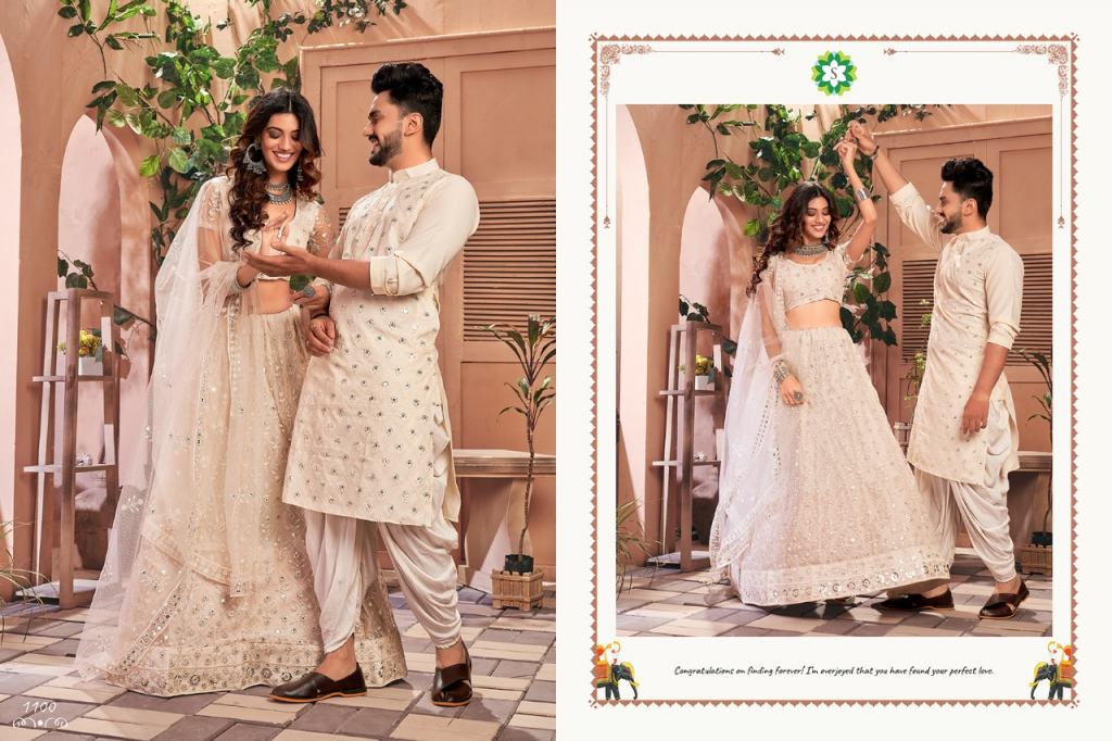 Couple Wear 1 Festive Look Combo Choli & Kurta Collection