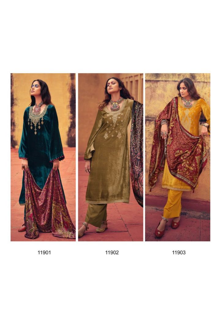 Deepsy Bindiya Winter Wear Velvet Designer Salwar Kameez Catalog
