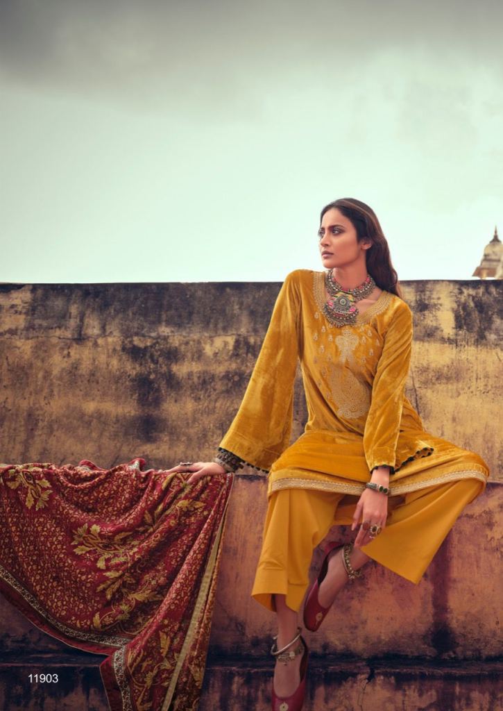 Deepsy Bindiya Winter Wear Velvet Designer Salwar Kameez Catalog