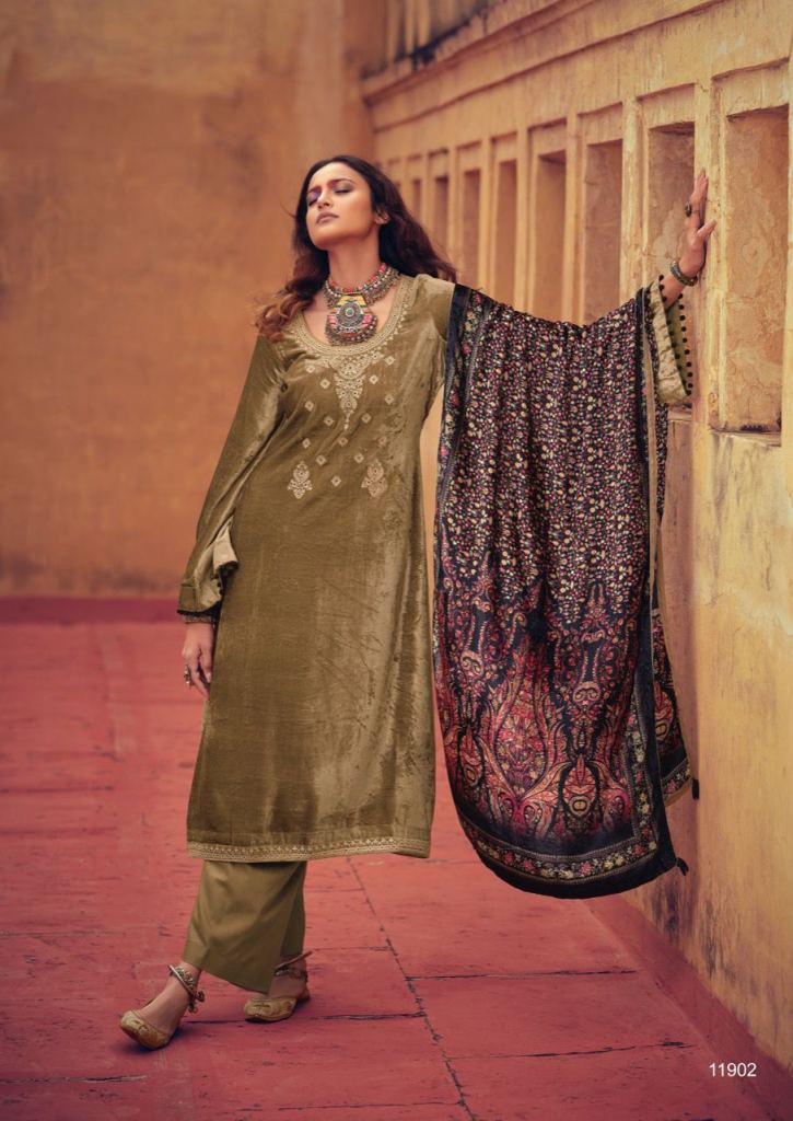 Deepsy Bindiya Winter Wear Velvet Designer Salwar Kameez Catalog