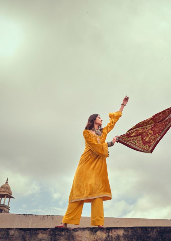 Deepsy Bindiya Winter Wear Velvet Designer Salwar Kameez Catalog