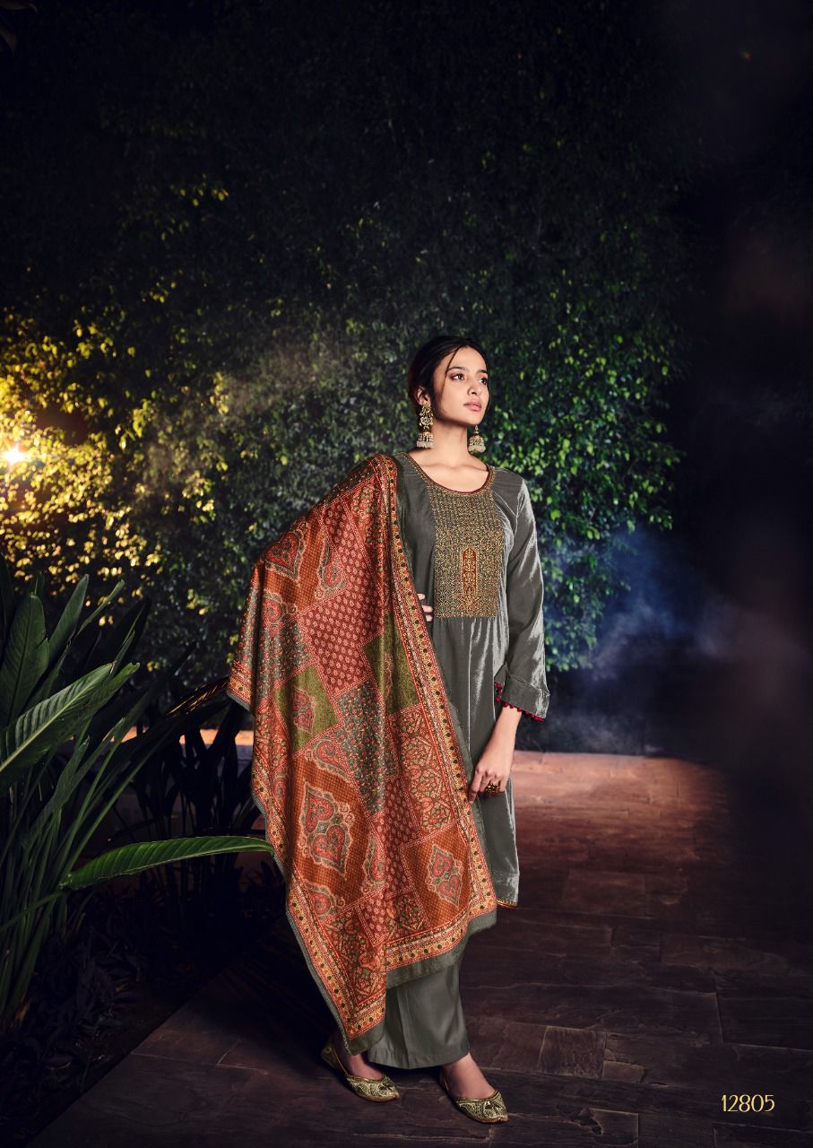 Deepsy Gulnar Winter Wear Wholesale Pashmina Dress Materials