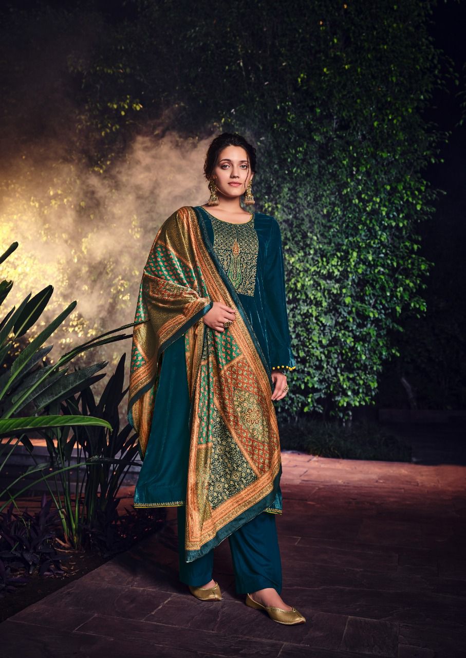 Deepsy Gulnar Winter Wear Wholesale Pashmina Dress Materials