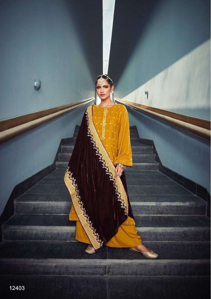 Deepsy Rungrez Velvet With Embroidery Work Winter Suits Catalog