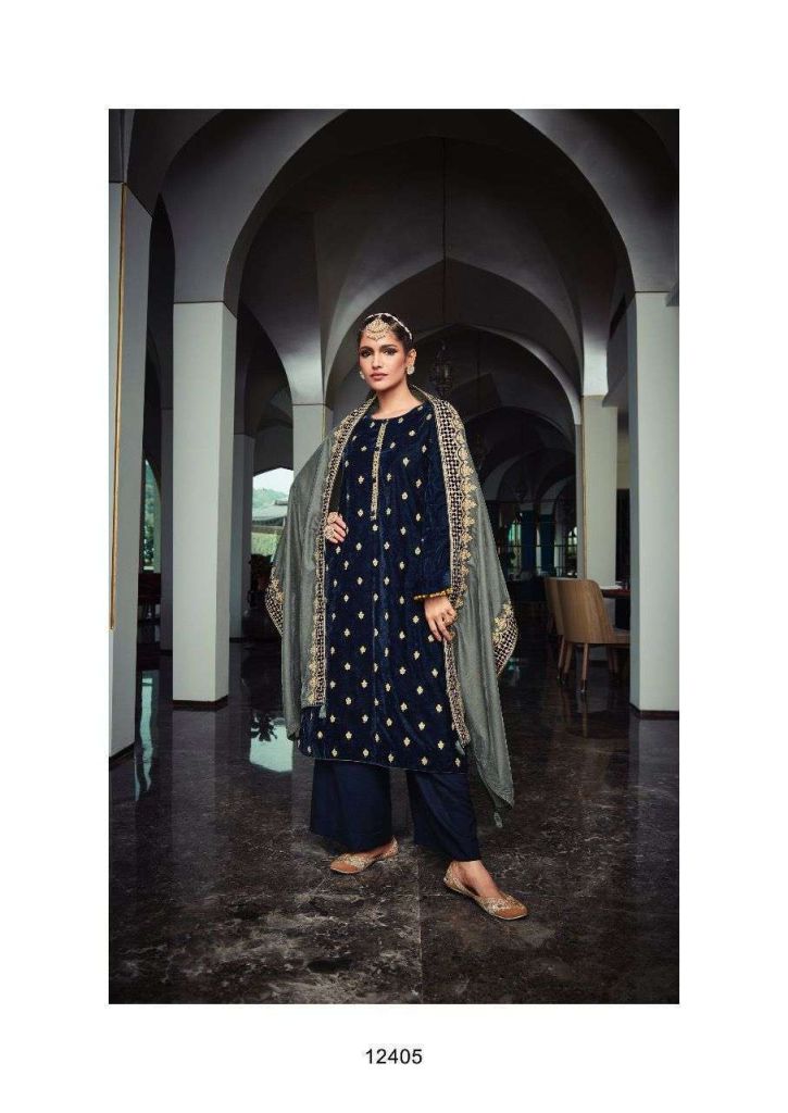 Deepsy Rungrez Velvet With Embroidery Work Winter Suits Catalog