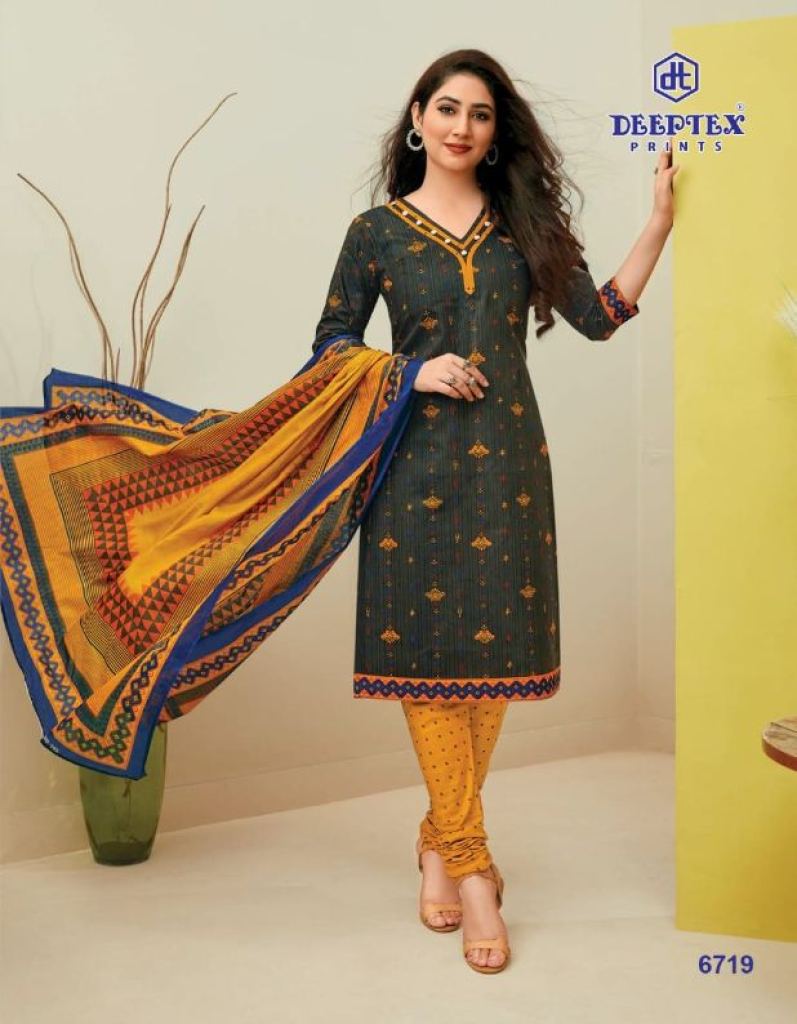Deeptex Miss India Vol 67 Regular Wear Cotton Dress Material Catalog