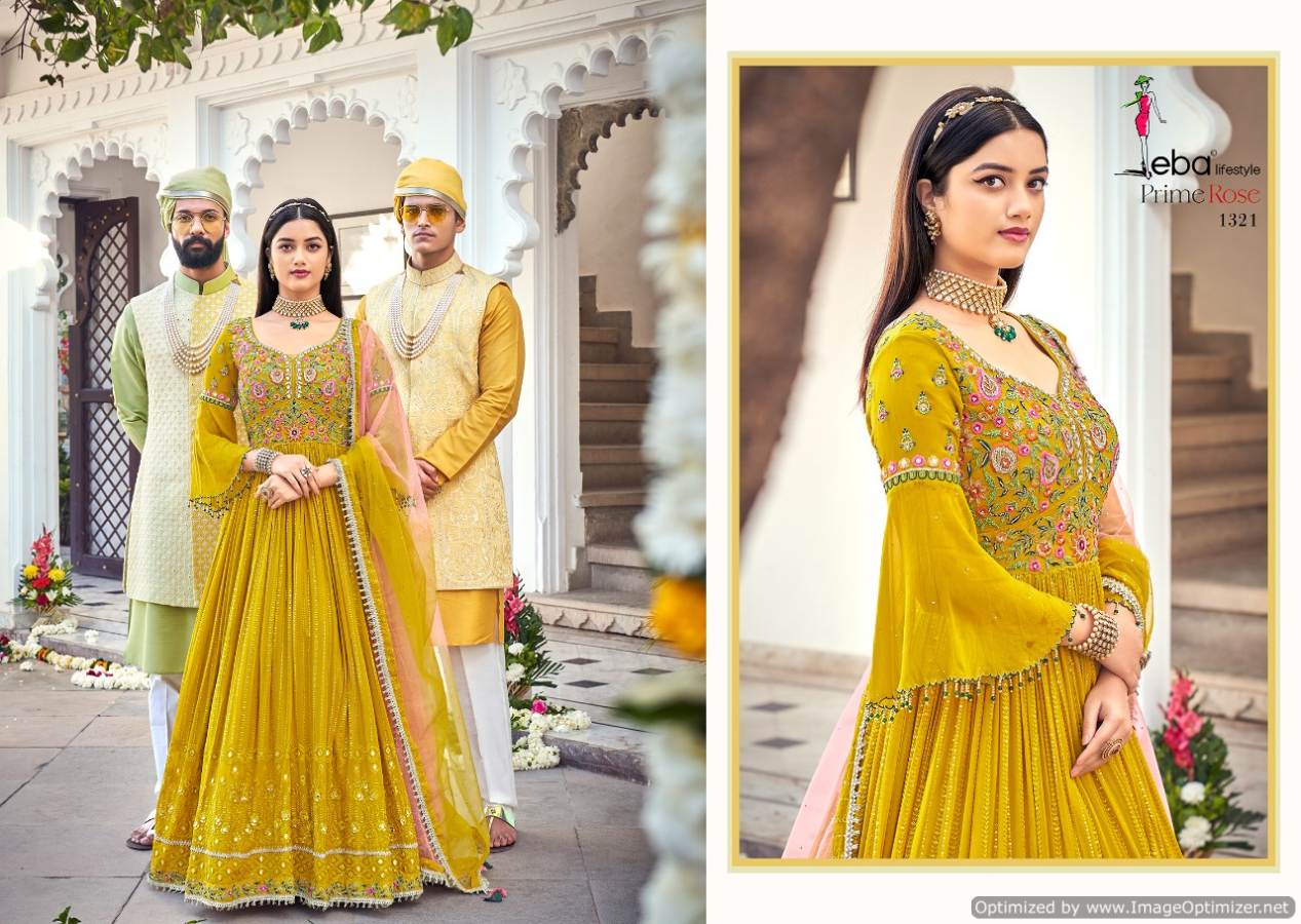 Eba Prime Rose Vol 3 Georgette Wear Designer Salwar Kameez Catalog