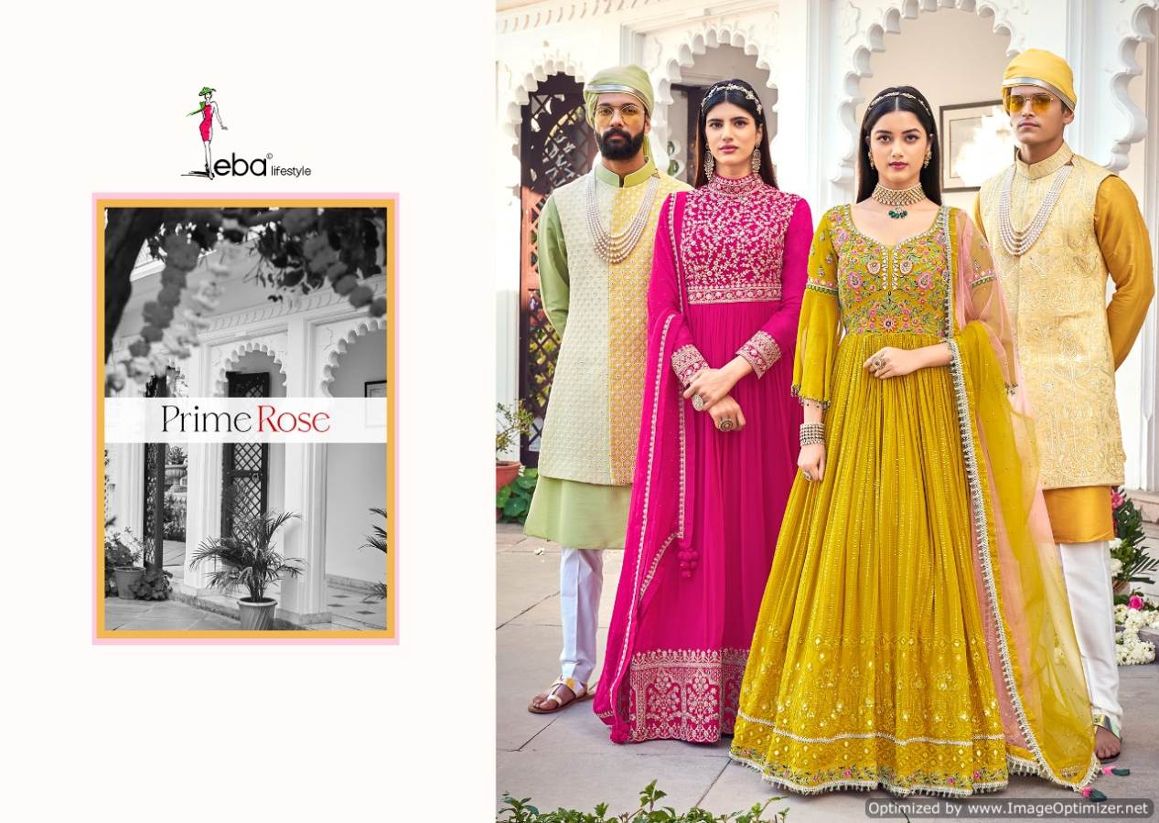 Eba Prime Rose Vol 3 Georgette Wear Designer Salwar Kameez Catalog