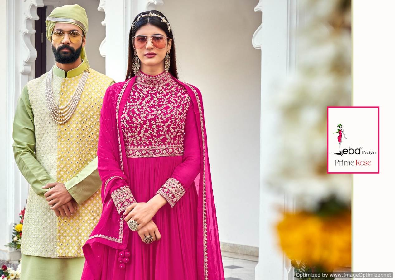 Eba Prime Rose Vol 3 Georgette Wear Designer Salwar Kameez Catalog