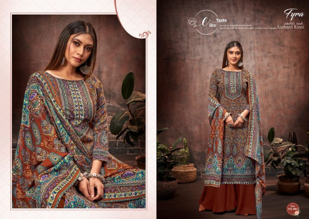 Fyra Kashmirl Kaani Wool Spun Pashmina Collection