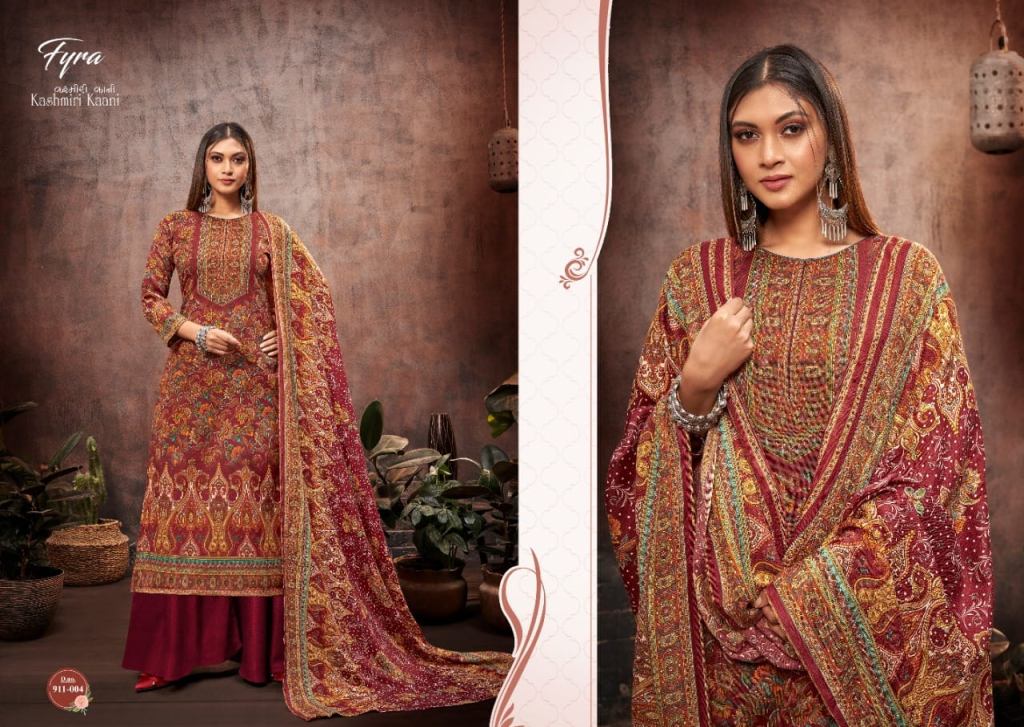 Fyra Kashmirl Kaani Wool Spun Pashmina Collection
