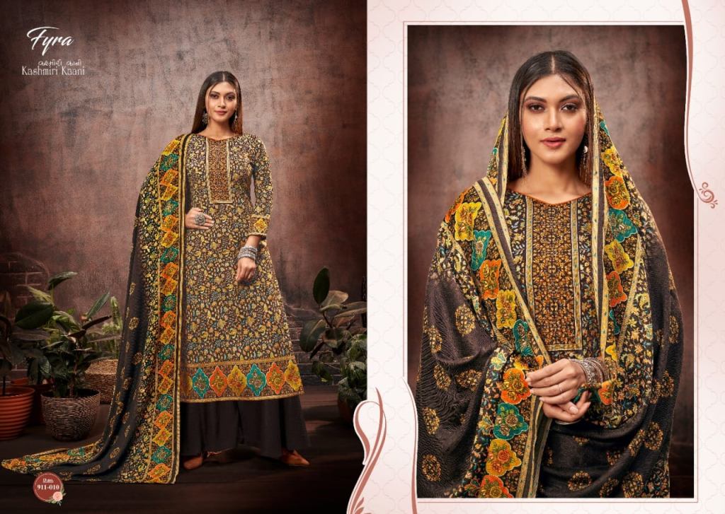 Fyra Kashmirl Kaani Wool Spun Pashmina Collection