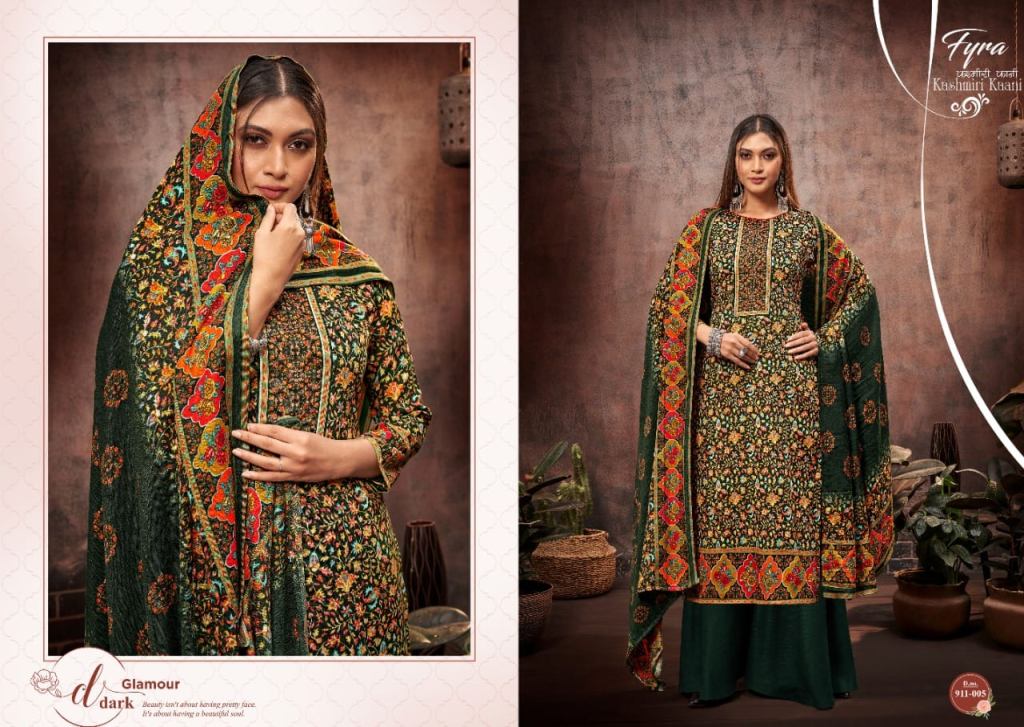 Fyra Kashmirl Kaani Wool Spun Pashmina Collection