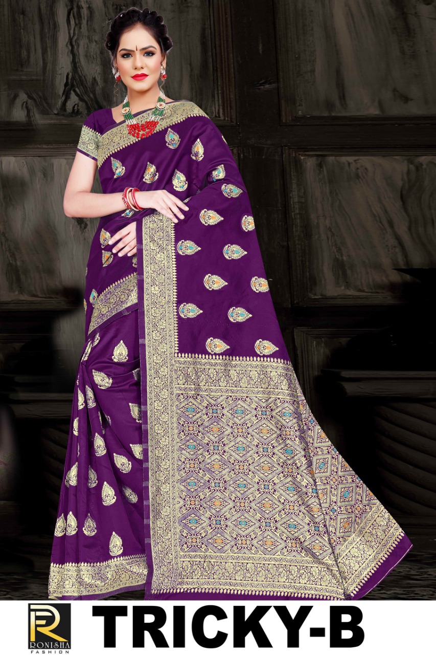 Ranjna Tricky Casual Wear Silk Saree Amazing Collection Online Wholesale Shop