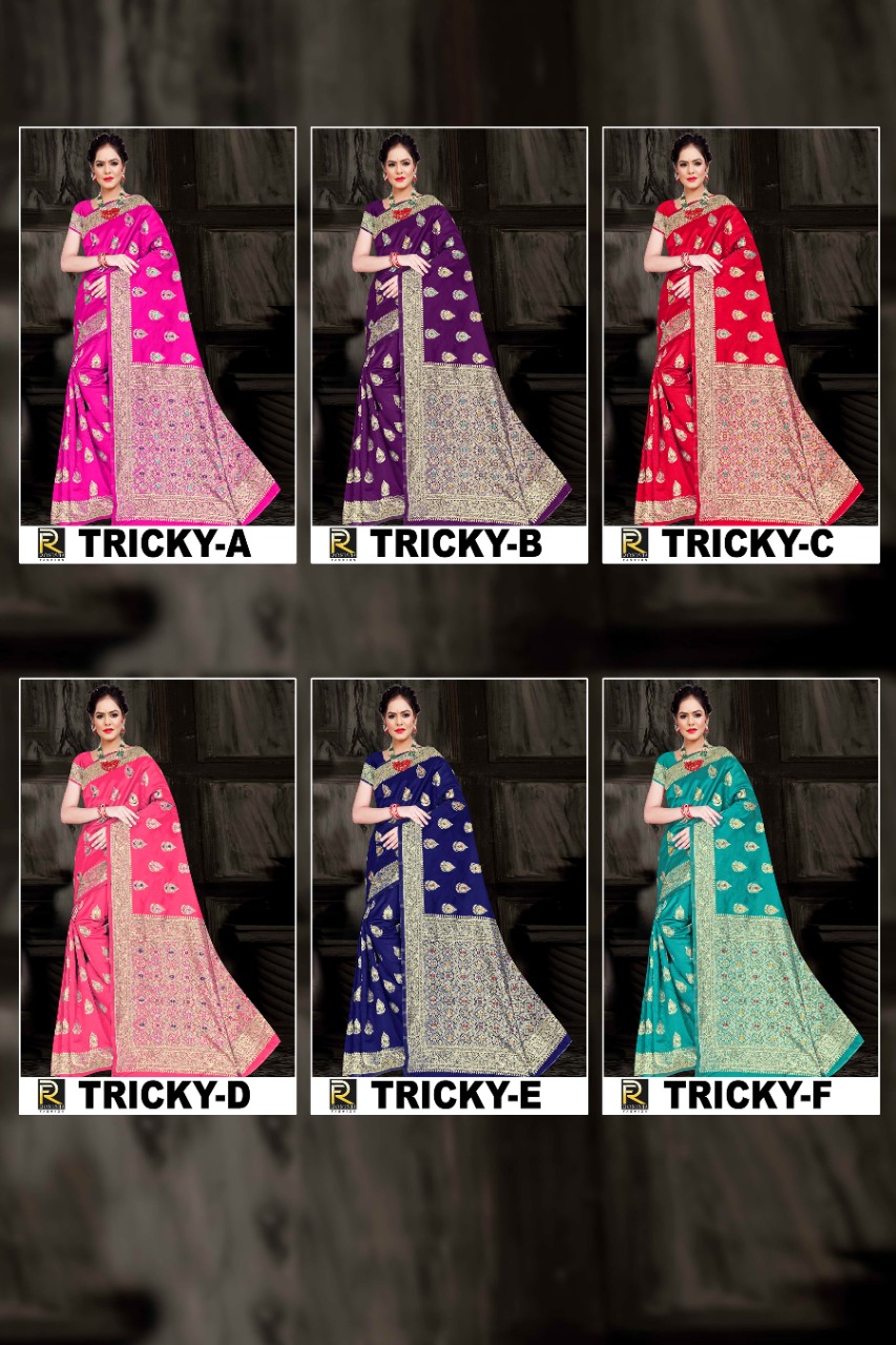 Ranjna Tricky Casual Wear Silk Saree Amazing Collection Online Wholesale Shop