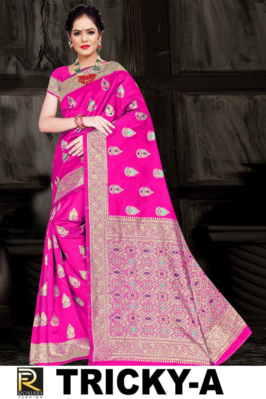 Ranjna Tricky Casual Wear Silk Saree Amazing Collection Online Wholesale Shop