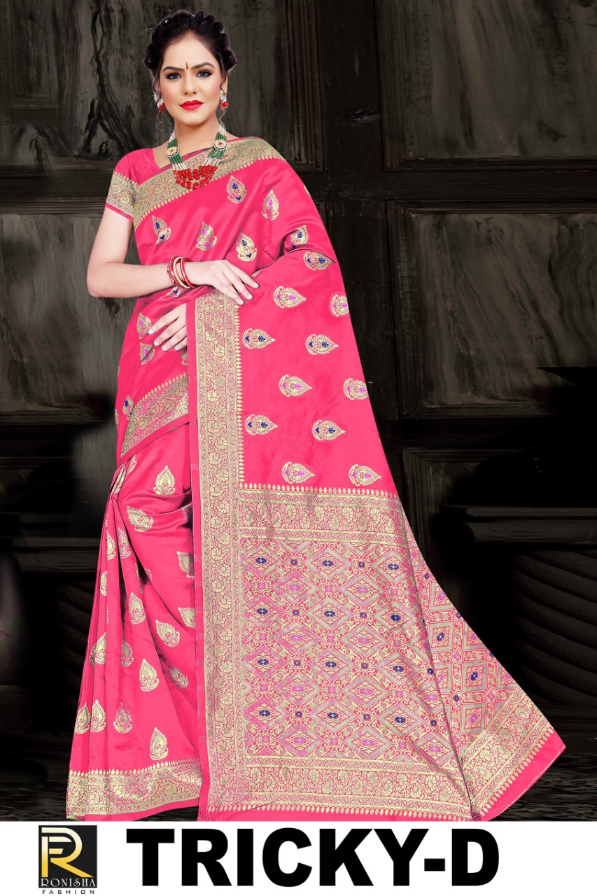 Ranjna Tricky Casual Wear Silk Saree Amazing Collection Online Wholesale Shop