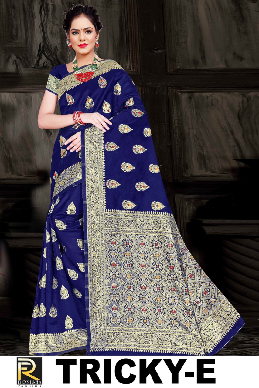 Ranjna Tricky Casual Wear Silk Saree Amazing Collection Online Wholesale Shop