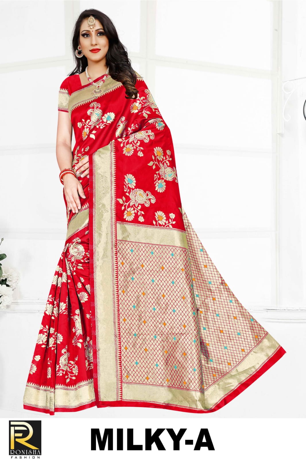 Ranjna Milky Casual Wear Silk Saree Collection Online Shop