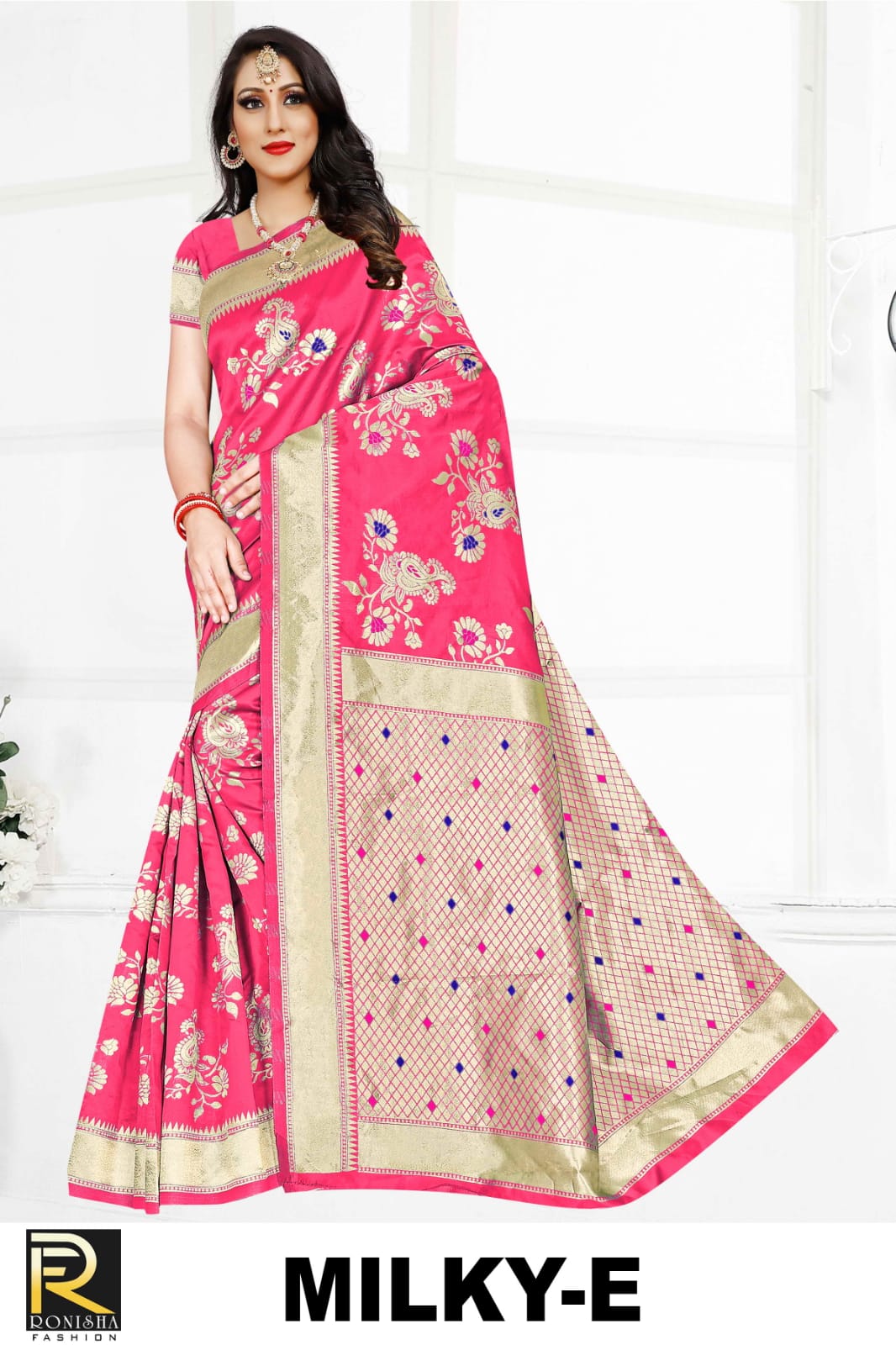 Ranjna Milky Casual Wear Silk Saree Collection Online Shop