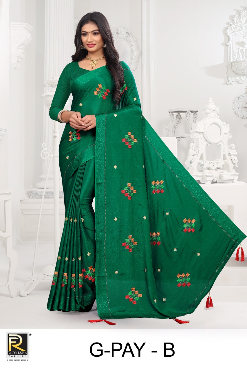 Ranjna G-pay Fancy Work Siroski Diamond Exclusive Collection