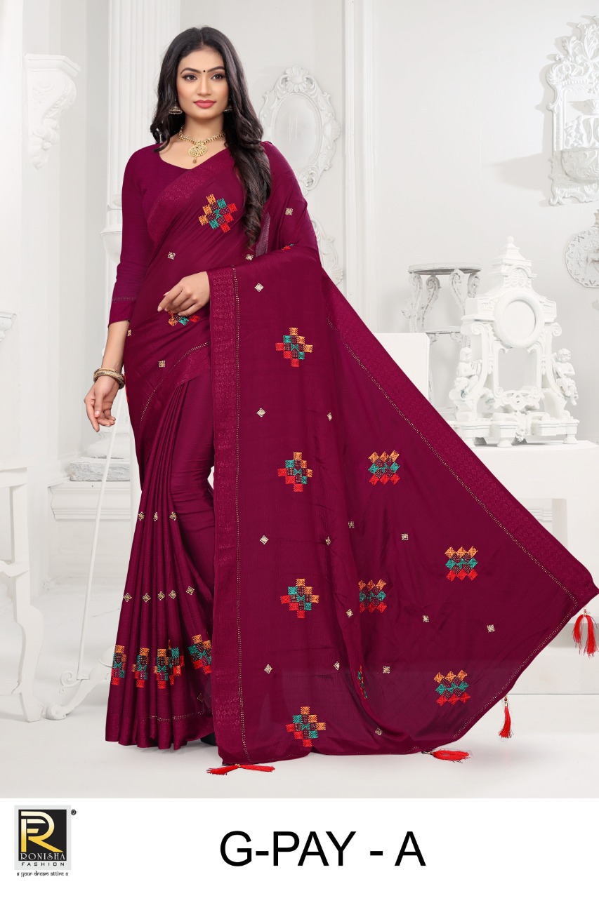Ranjna G-pay Fancy Work Siroski Diamond Exclusive Collection