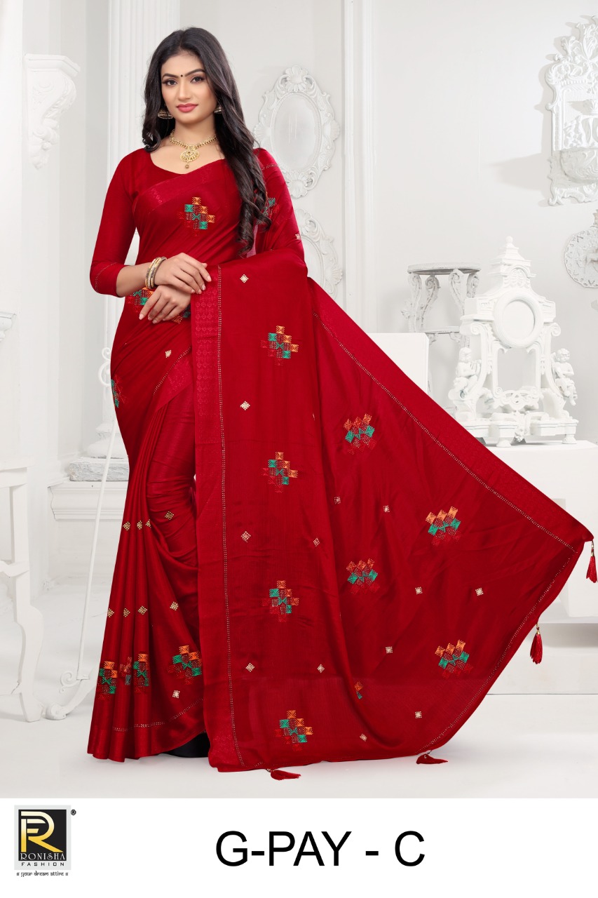 Ranjna G-pay Fancy Work Siroski Diamond Exclusive Collection