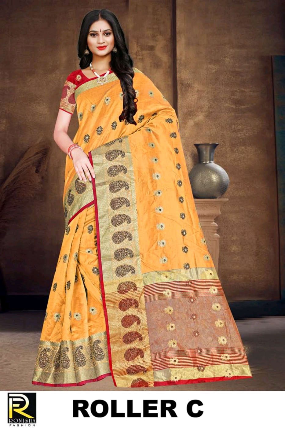 Ranjna Roller Casual Wear Cotton Silk Saree Amazing Collection Online Shop