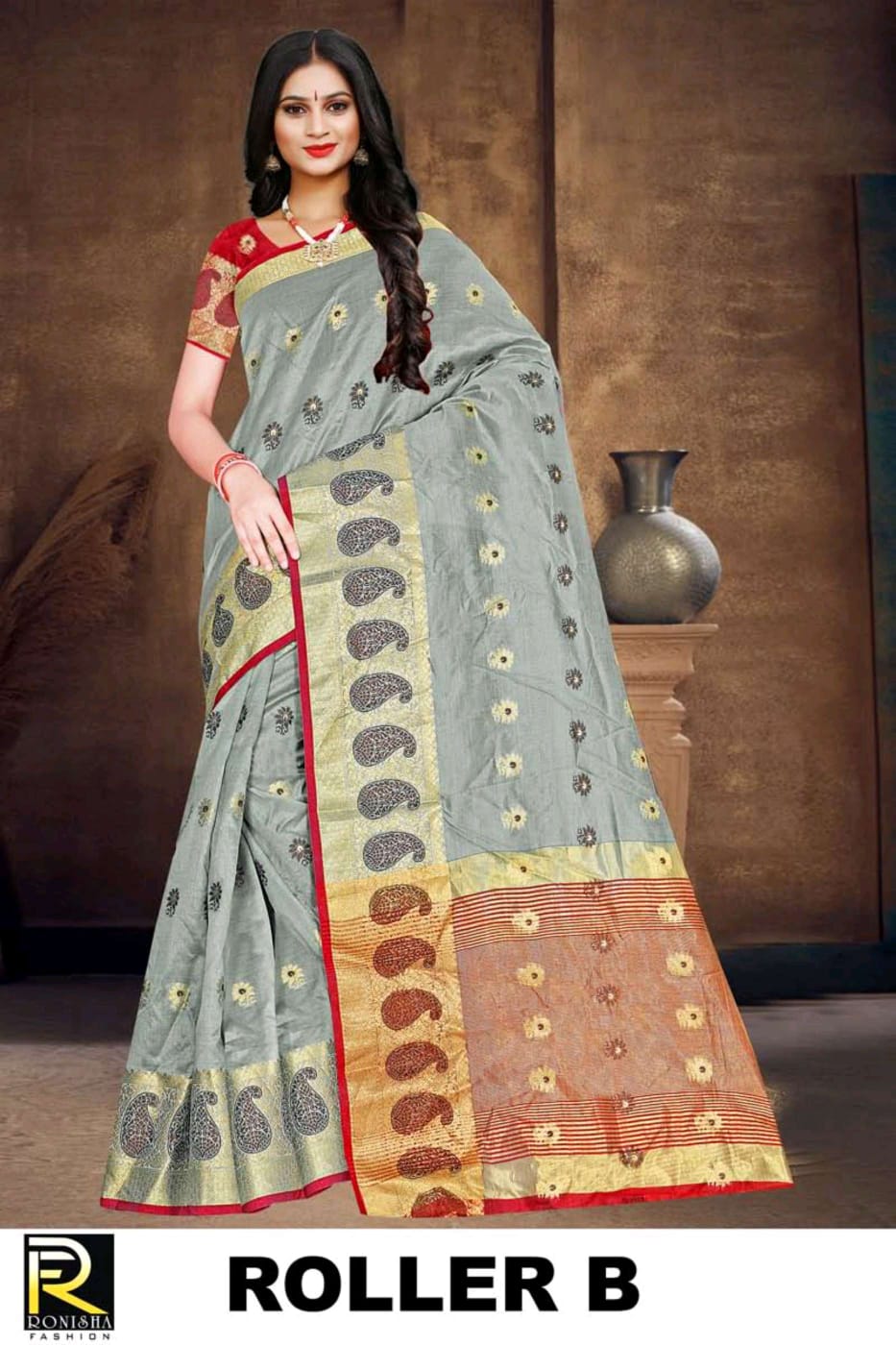 Ranjna Roller Casual Wear Cotton Silk Saree Amazing Collection Online Shop