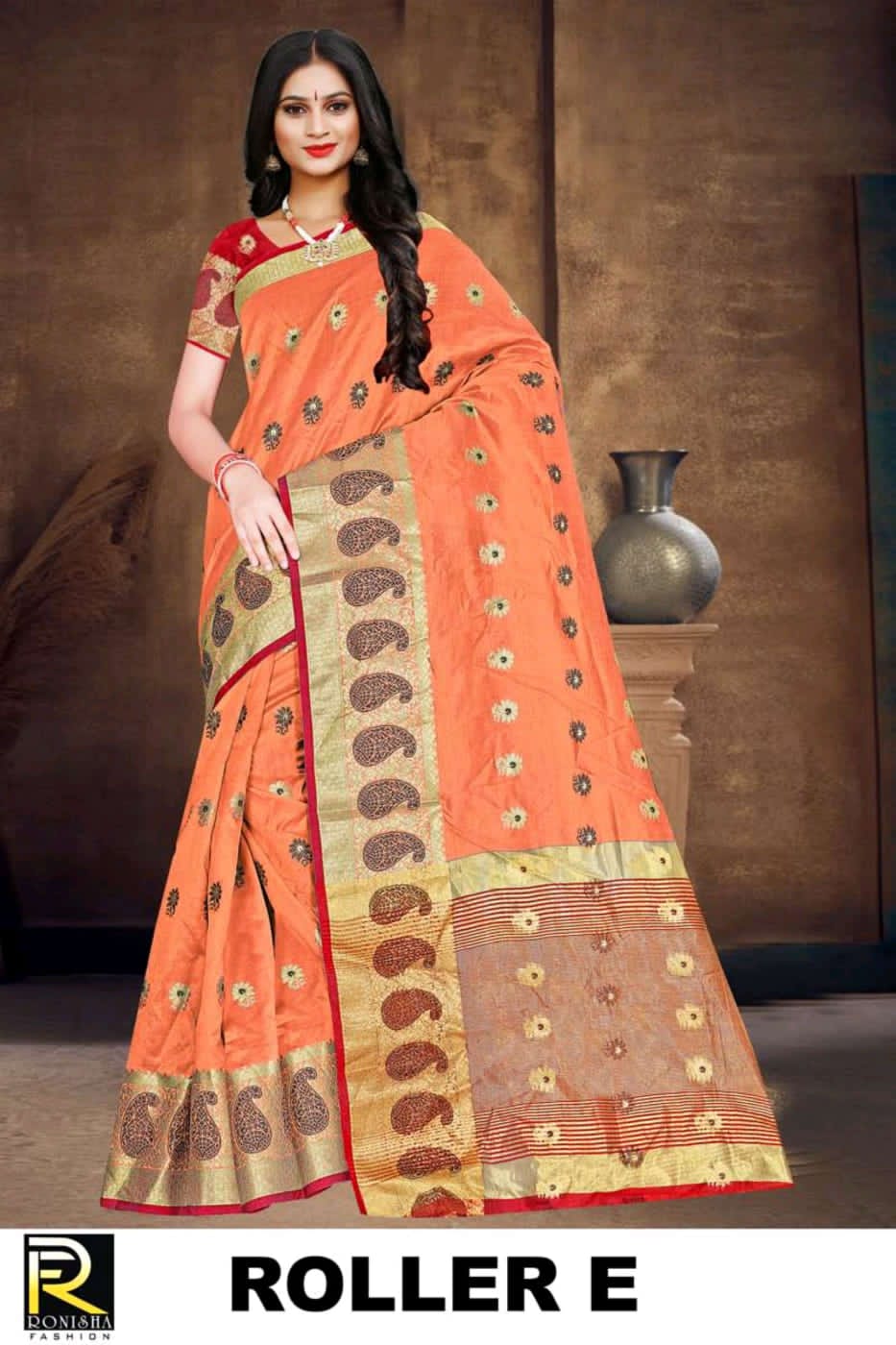 Ranjna Roller Casual Wear Cotton Silk Saree Amazing Collection Online Shop
