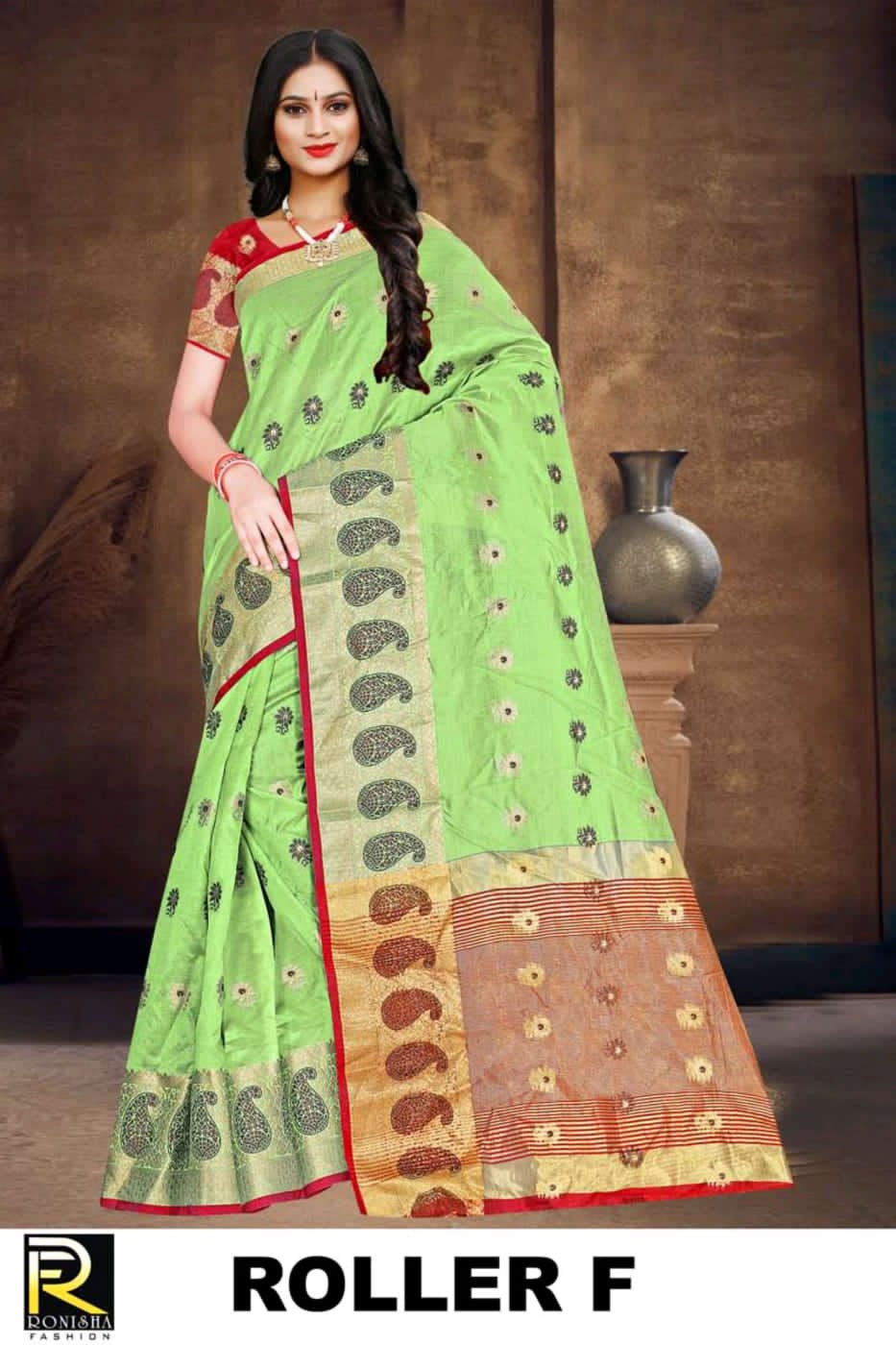 Ranjna Roller Casual Wear Cotton Silk Saree Amazing Collection Online Shop