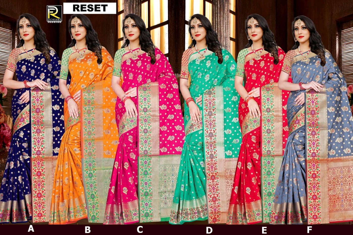 Ranjna Reset Casual Wear Rich Pallu Silk Saree Collction Online Shop