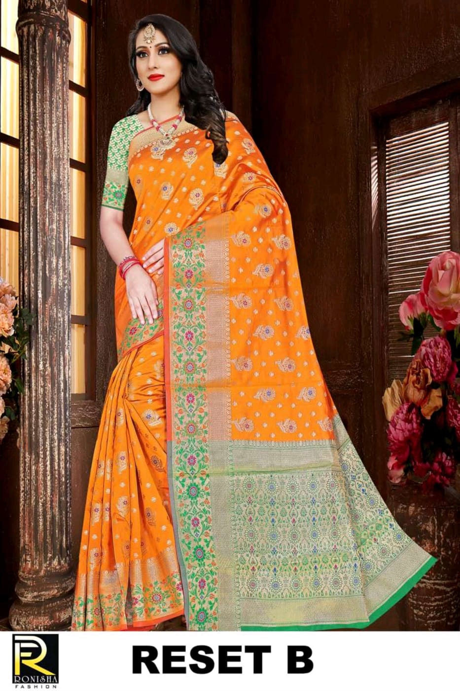 Ranjna Reset Casual Wear Rich Pallu Silk Saree Collction Online Shop