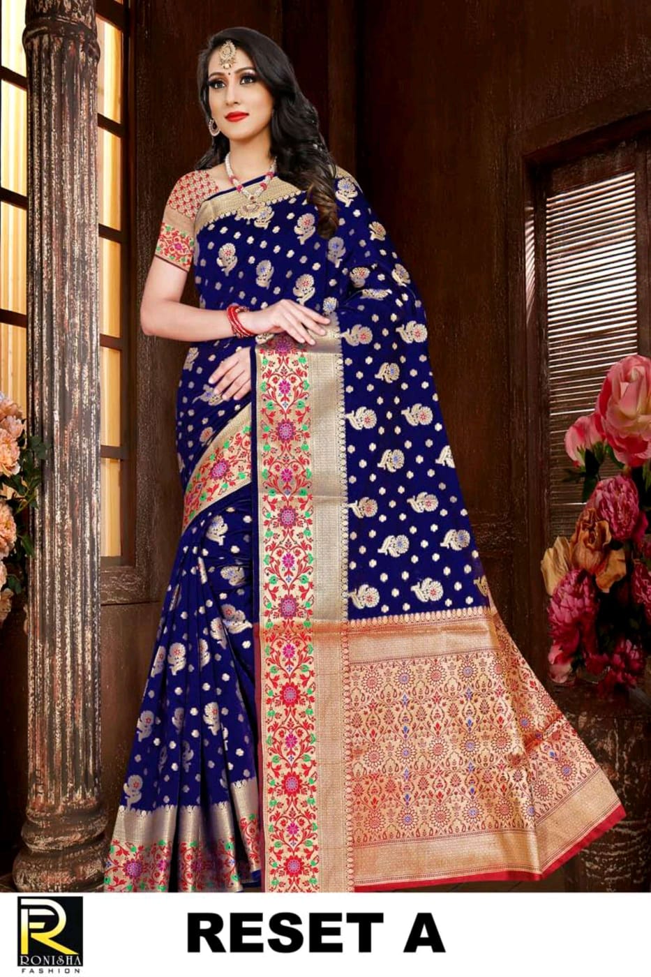 Ranjna Reset Casual Wear Rich Pallu Silk Saree Collction Online Shop